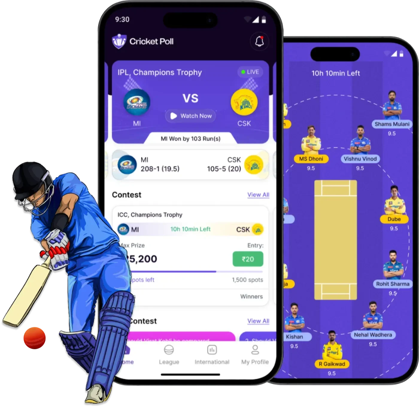 The Cricket Fantasy Sports App With Admin Panel