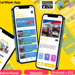 Multi vendor Car Wash Marketplace Flutter App &  Admin Panel