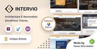 Intervio – Interior and Architecture WordPress Theme + RTL