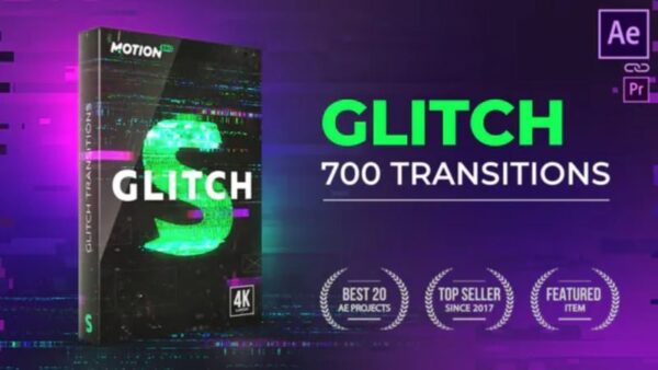 700+ Glitch Transitions
