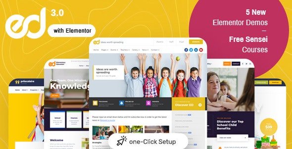 Ed School  – Education WordPress Theme